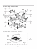 EXPLODED VIEW  BASE ASSEMBLY Diagram and Parts List for LDF9932ST D1412TB LG Dishwasher