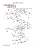 DRAWER PARTS I Diagram and Parts List for LRE30755SW LRE30755SW/02 LG Range