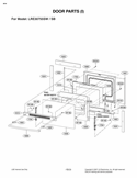 DOOR PARTS I Diagram and Parts List for LRE30755SB LRE30755SB/03 LG Range