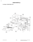 DOOR PARTS I Diagram and Parts List for LRE30755SW  LG Range