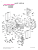 CAVITY PARTS I Diagram and Parts List for LRE30755ST  LG Range
