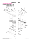 COOKTOP PARTS I Diagram and Parts List for LRE30451ST  LG Range