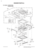 DRAWER PARTS I Diagram and Parts List for LRE30757SW LRE30757SW/01 LG Range