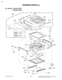 DRAWER PARTS I Diagram and Parts List for LRE30757SB LRE30757SB/01 LG Range