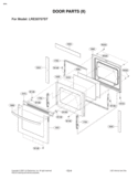 DOOR PARTS II Diagram and Parts List for LRE30757ST LRE30757ST/00 LG Range