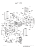 CAVITY PARTS Diagram and Parts List for LRE30757ST LRE30757ST/00 LG Range