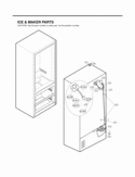 ICE & MAKER PARTS Diagram and Parts List for LMX25981ST LMX25981ST /04 LG Refrigerator