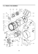 Part Location Diagram of 3045ER0048M LG Tub Assembly,Outer