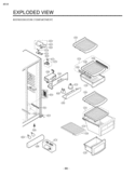 Part Location Diagram of 4995JJ1039B LG Case Assembly,Control Refrigerator