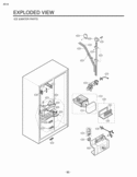 ICE &WATER PARTS EXPLODED VIEW Diagram and Parts List for LSC27921SW  LG Refrigerator