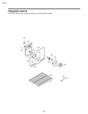 FREEZER PARTS Diagram and Parts List for LTC22350ST  LG Refrigerator