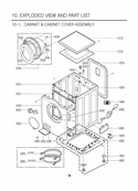 Part Location Diagram of 3457ER1005F LG Plate Assembly,Top