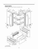 Part Location Diagram of ADC55510533 LG Door Assembly,Refrigerator(Right)