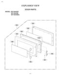 Part Location Diagram of 3650W1A096D LG Handle,Door