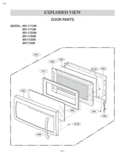 Part Location Diagram of 3720W0D165A LG Panel,Door