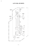 LATCH BOARD PARTS Diagram and Parts List for MV1735B  LG Microwave