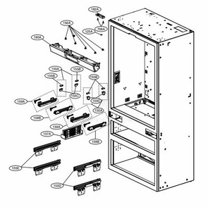 Part Location Diagram of 1SBZJA3004J LG SCREW,CUSTOMIZED