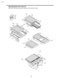 Part Location Diagram of 5027JJ2005C LG Shelf Assembly,Net