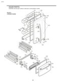DOOR PARTS         Models Diagram and Parts List for LRDN22734TT  LG Refrigerator