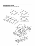 REFRIGERATOR PARTS Diagram and Parts List for LFX28977ST AST1LGA LG Refrigerator