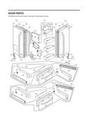 DOOR PARTS Diagram and Parts List for LMX28983ST LMX28983ST /02 LG Refrigerator