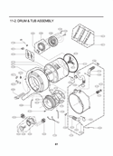Part Location Diagram of 3550EL1004D LG Cover,Front