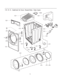 Part Location Diagram of ABJ34559238 LG Cabinet Assembly