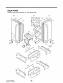 Part Location Diagram of ADC55872851 LG Door Assembly,Refrigerator(Right)