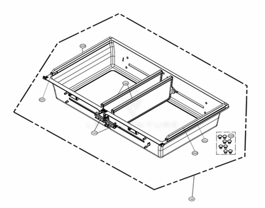 Full Convert Drawer Parts Diagram and Parts List for LRMVC2306D ASBCNA0 LG Refrigerator
