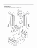 Part Location Diagram of ADD36700649 LG Door Foam Assembly,Refrigerator