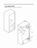 ICE & MAKER PARTS Diagram and Parts List for LFX21975ST LFX21975ST /02 LG Refrigerator