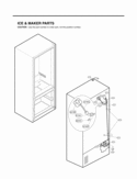 ICE & MAKER PARTS Diagram and Parts List for LFX25975SB LFX25975SB /02 LG Refrigerator