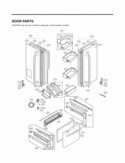 Part Location Diagram of MJB42493716 LG Stopper,Door