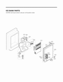 ICE BANK PARTS Diagram and Parts List for LFX25961SB LFX25961SB /01 LG Refrigerator