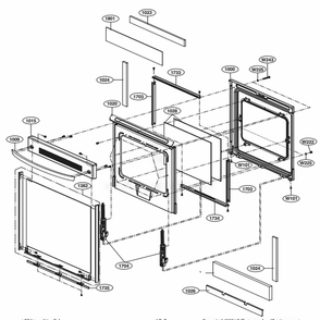 Part Location Diagram of AGM76029502 LG PARTS ASSEMBLY