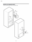 WATER & ICE MAKER PARTS Diagram and Parts List for LBC22520SB AWBCLGA LG Refrigerator