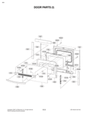 DOOR PARTS I Diagram and Parts List for LRE30453WW LRE30453WW/00 LG Range
