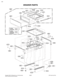DRAWER PARTS Diagram and Parts List for LRE30453WW LRE30453WW/00 LG Range