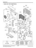 Air Conditioner Exploded View 1 Diagram and Parts List for LSU242HE ASUH2435DM0 LG Air Conditioner