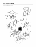 MECHANICAL COMPARTMENT EXPLODED VIEW Diagram and Parts List for LSC27921ST LSC27921ST /01 LG Refrigerator