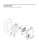 ICE BANK PARTS Diagram and Parts List for LMX28987ST LMX28987ST /02 LG Refrigerator