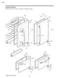 Refrigerator Exploded View 4 Diagram and Parts List for LRBC20512SW LRBC20512SW /01 LG Refrigerator