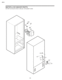 WATER & ICE MAKER PARTS Diagram and Parts List for LRBC20512SW LRBC20512SW /01 LG Refrigerator