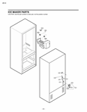ICE MAKER PARTS Diagram and Parts List for LBC22520ST AST1LGG LG Refrigerator