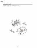 FREEZER PARTS Diagram and Parts List for LDC22720ST AST1LGG LG Refrigerator