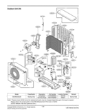 Air Conditioner Exploded View 1 Diagram and Parts List for A-VMH24SB  LG Air Conditioner