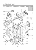 Part Location Diagram of 5006ER2008E LG Cap,Cover
