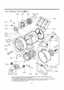 Part Location Diagram of 4738ER1004A LG Bellows
