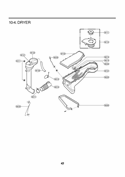 Part Location Diagram of 4036FR4045A LG Gasket