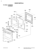 DOOR PARTS I Diagram and Parts List for LRG3095ST LRG3095ST/00 LG Range